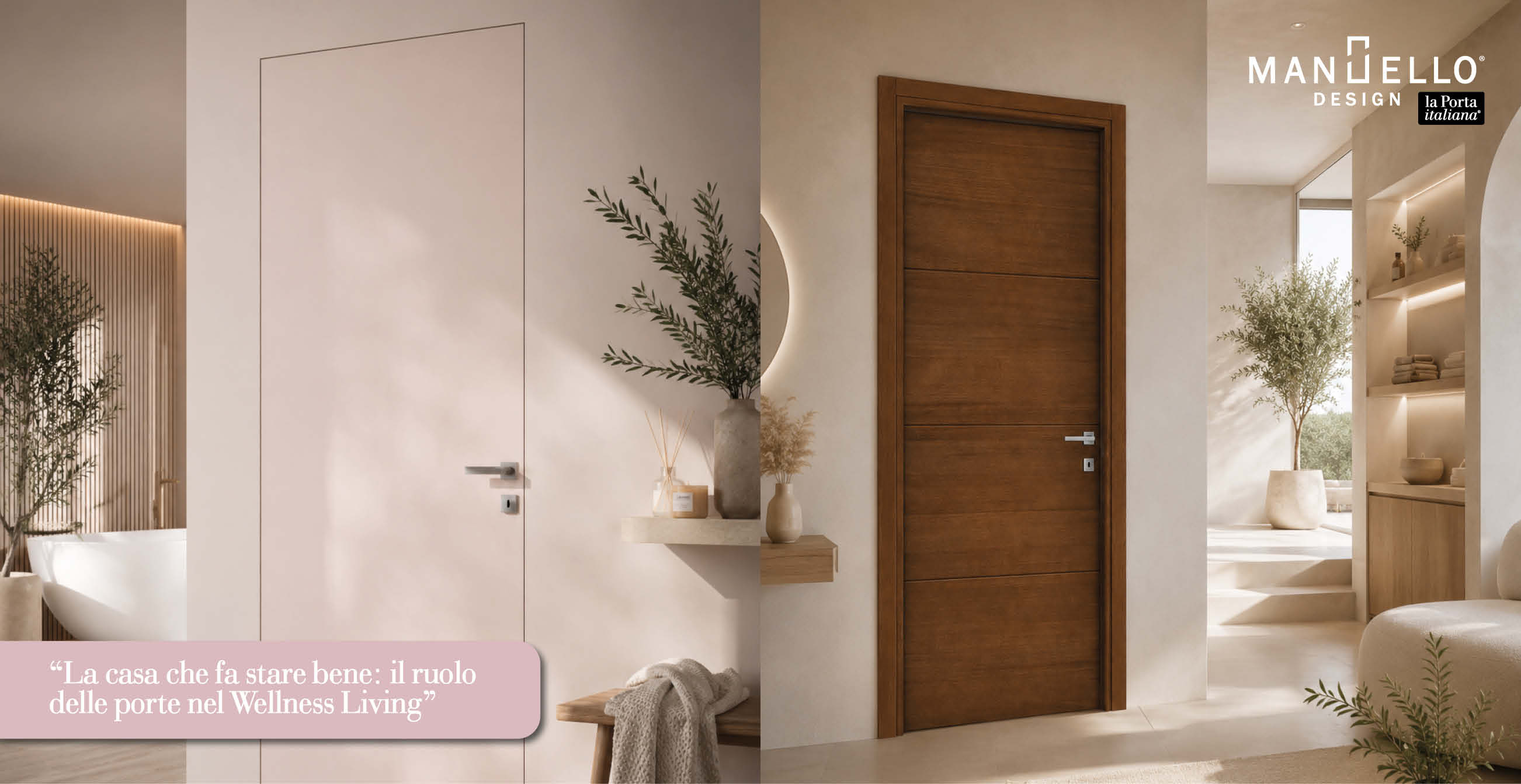 La casa che fa stare bene: il ruolo delle porte nel Wellness Living