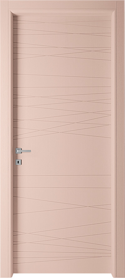 porta interna laccato alder Cipria pastello